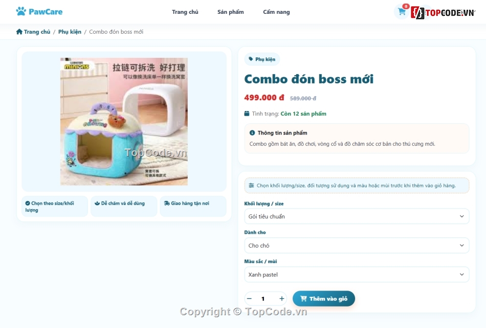thú cưng,Web bán thú cưng,Website bán thú cưng
